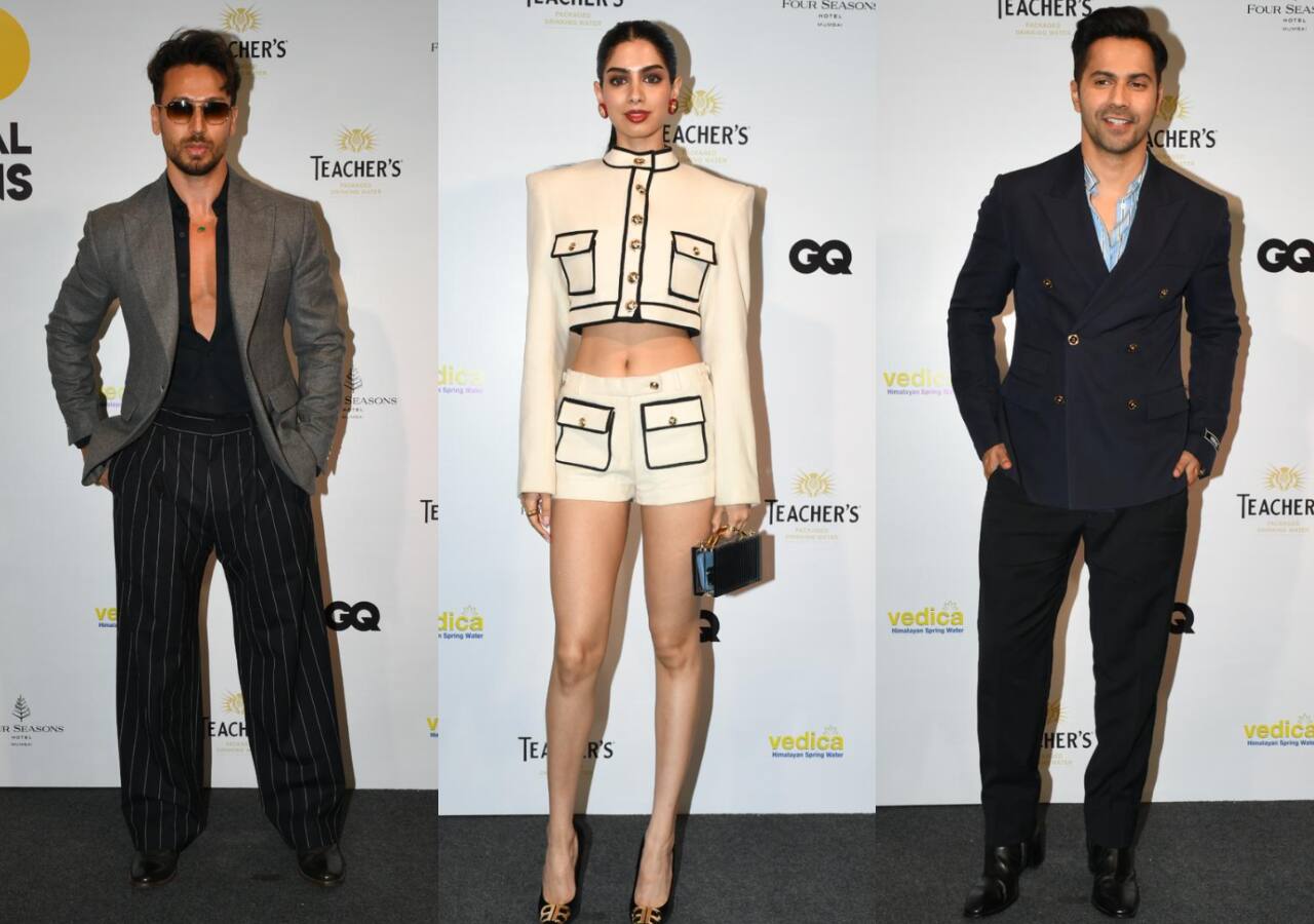 Tiger Shroff, Varun Dhawan and Khushi Kapoor at GQ Most Influential Young Indians Event