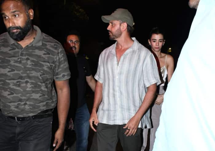 Hrithik Roshan and Saba Azad with Ranbir Kapoor, Jr NTR