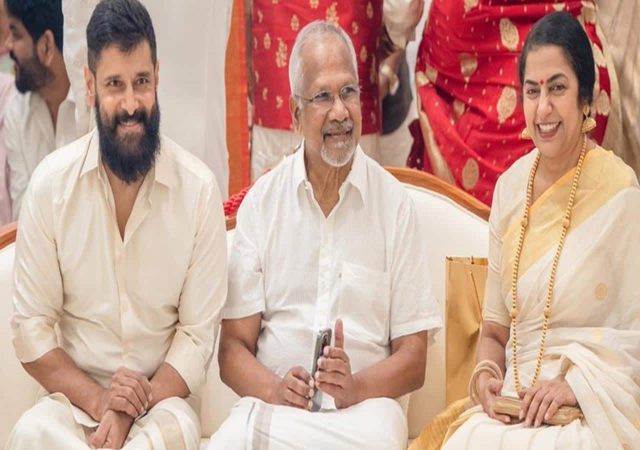 Aishwarya Shankar, Tarun Karthikeyan wedding:: Mani Ratnam with Chiyaan Vikram