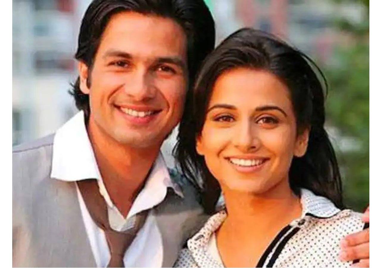 Shahid Kapoor and Vidya Balan