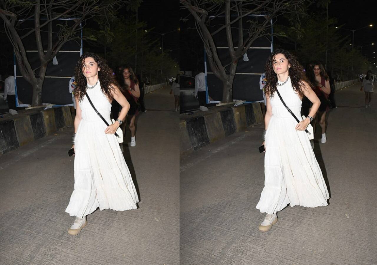 Taapsee Pannu too arrives sans hubby Mathias Boe
