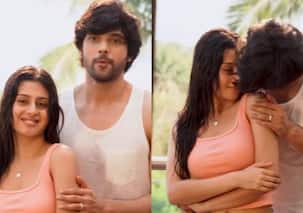 Parth Samthaan, Isha Malviya set screens on fire with just BTS of their upcoming new music video shoot; pics go viral  
