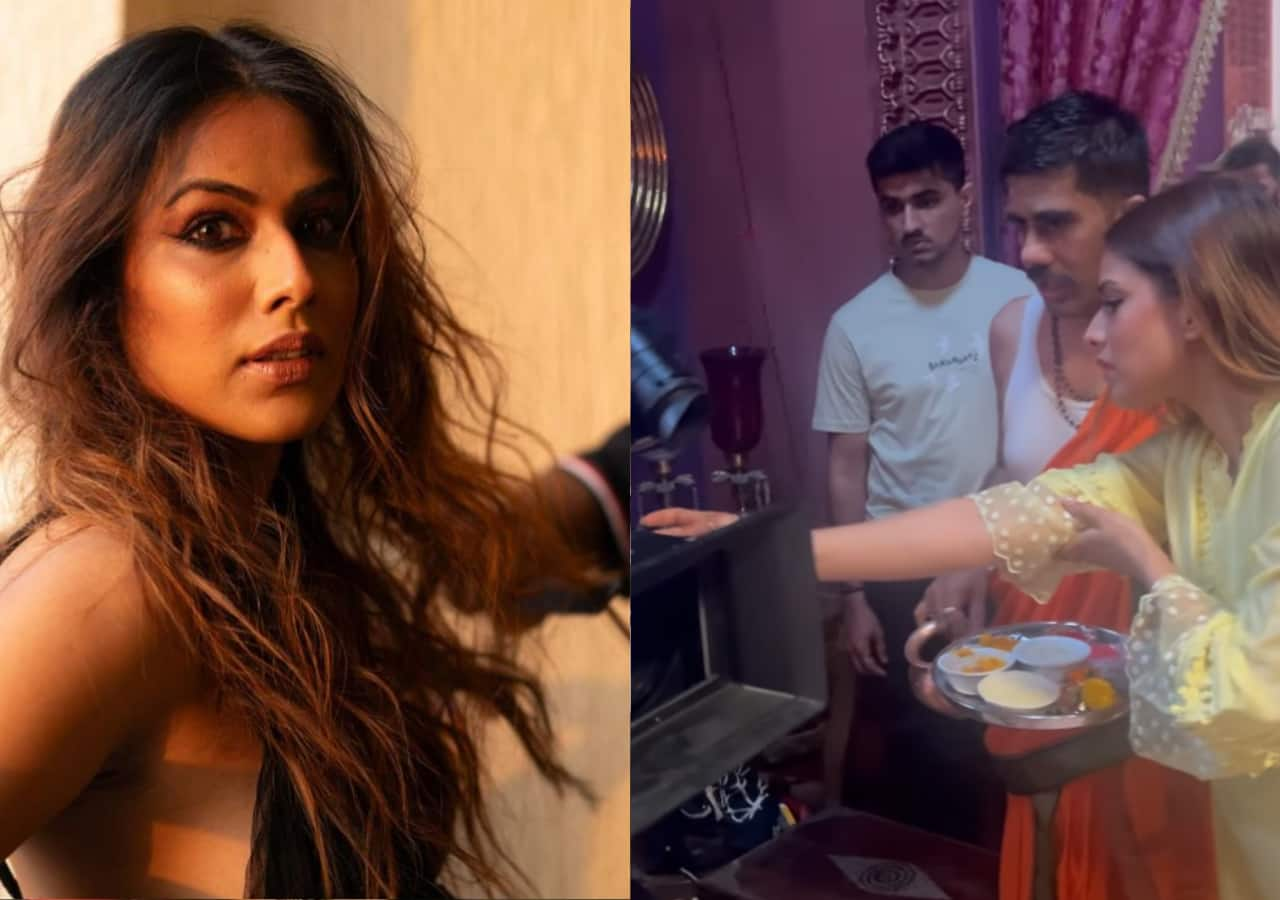 Suhaagan Chudail: Nia Sharma beams with joy as she starts shooting for ...