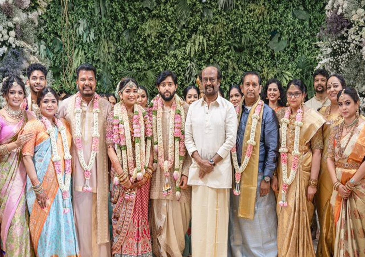 Aishwarya Shankar, Tarun Karthikeyan wedding: Rajinikanth makes his presence felt