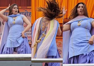 सपना चौधरी ने स्टेज तोड़ डांस करते हुए झटके अपने बाल, यूट्यूब पर धड़ल्ले से देखा जा रहा है वीडियो