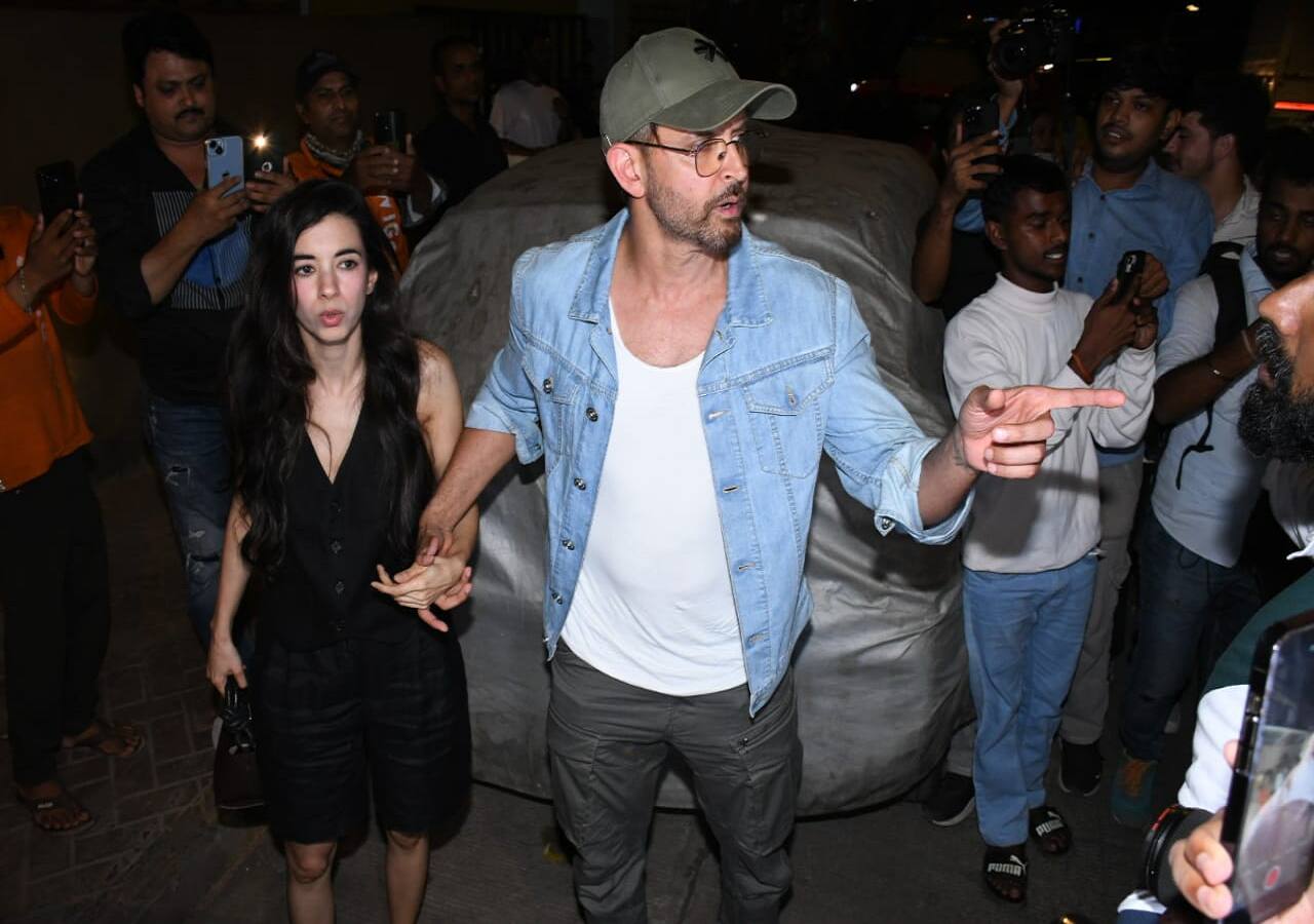 Hrithik Roshan turns super protective boyfriend for Saba Azad as they ...