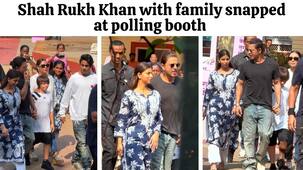 Shah Rukh Khan, Gauri Khan cast their votes in Mumbai with kids Suhana, Aryan and AbRam [Video]