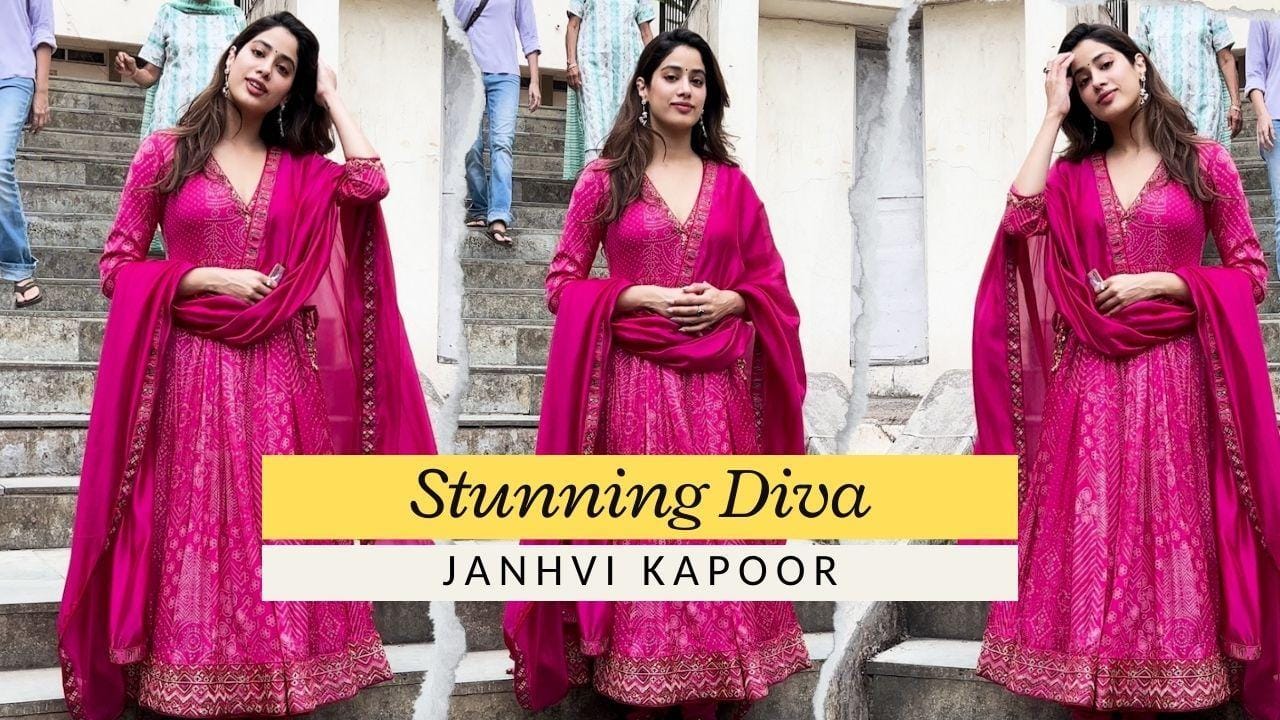 Mr & Mrs Mahi actress Janhvi Kapoor turn heads with her Indian attire [Watch Video]