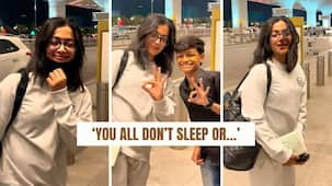 Pushpa 2 actress Rashmika Mandanna clicked in a no makeup look at the airport post release of ‘Sooseki’ song [Video]