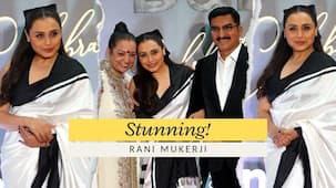 Rani Mukerji looks right out of a dream in a black and white saree, proves she's the queen of ethnic style [Video]