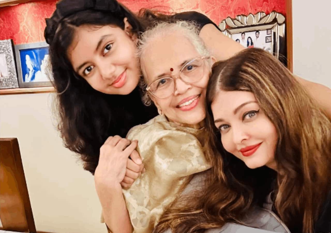 Aishwarya Rai Bachchan shares pictures from mother's birthday