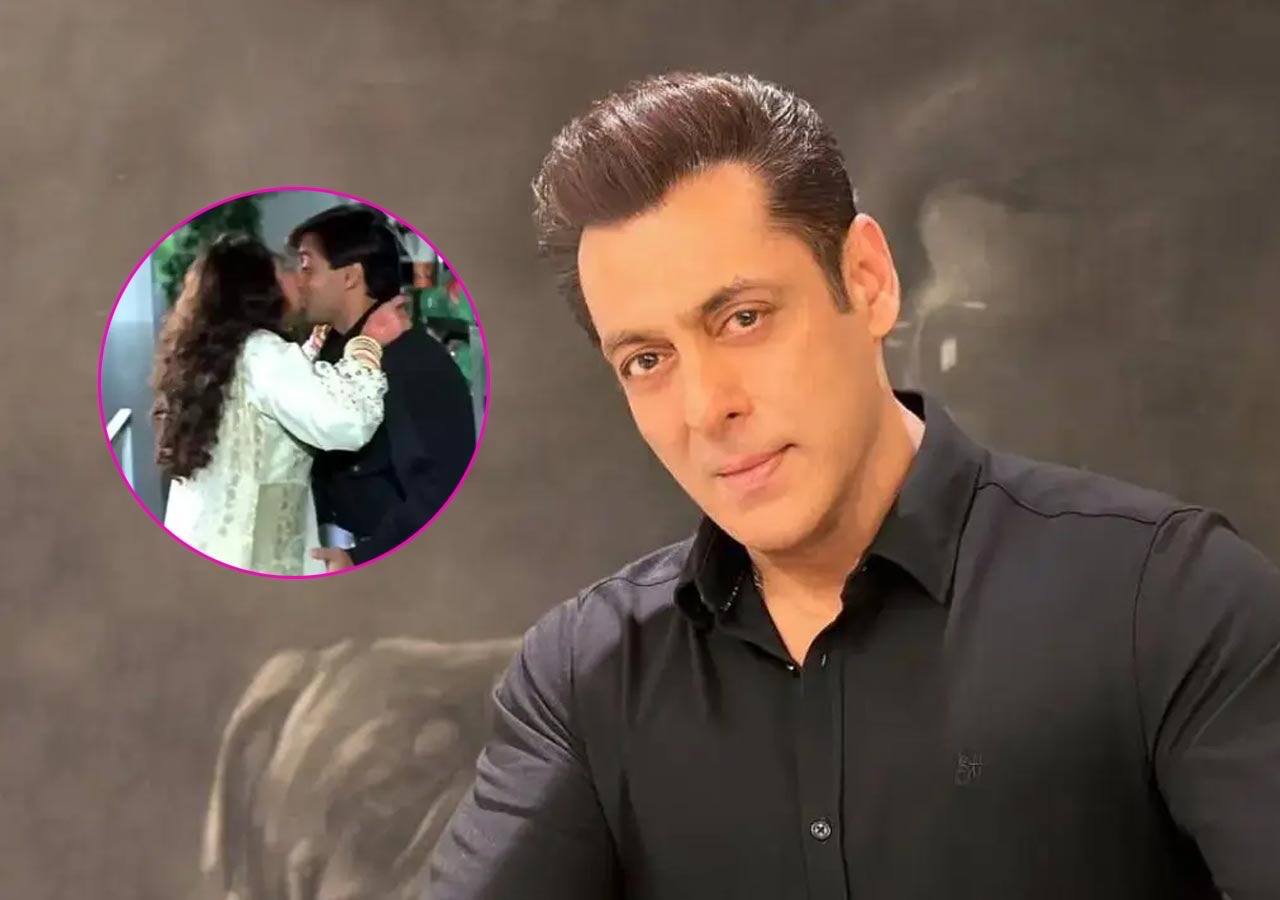 Salman Khan's kissing picture with THIS Bollywood actress goes viral; netizens think he broke his No Kiss policy for her