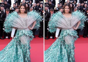 Cannes 2024: Aishwarya Rai Bachchan's day 2 look gets mixed reactions, netizens call it 'Fringe cringe', fans call her 'Cannes Queen'