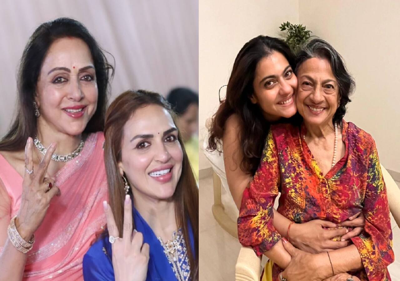 Bollywood stars like Kajol and Esha Deol celebrate Mother's Day