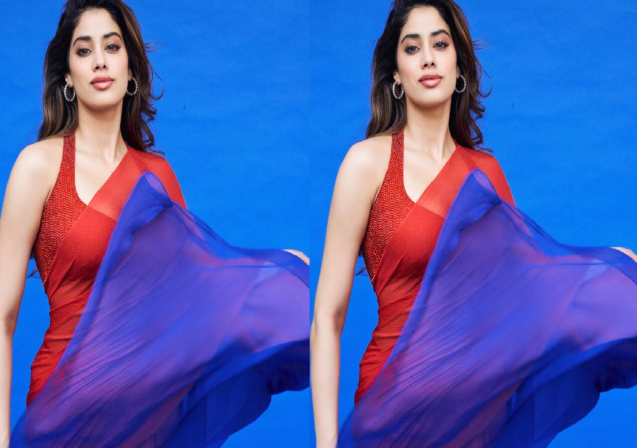 Janhvi Kapoor is her mom Sridevi's replica in this saree