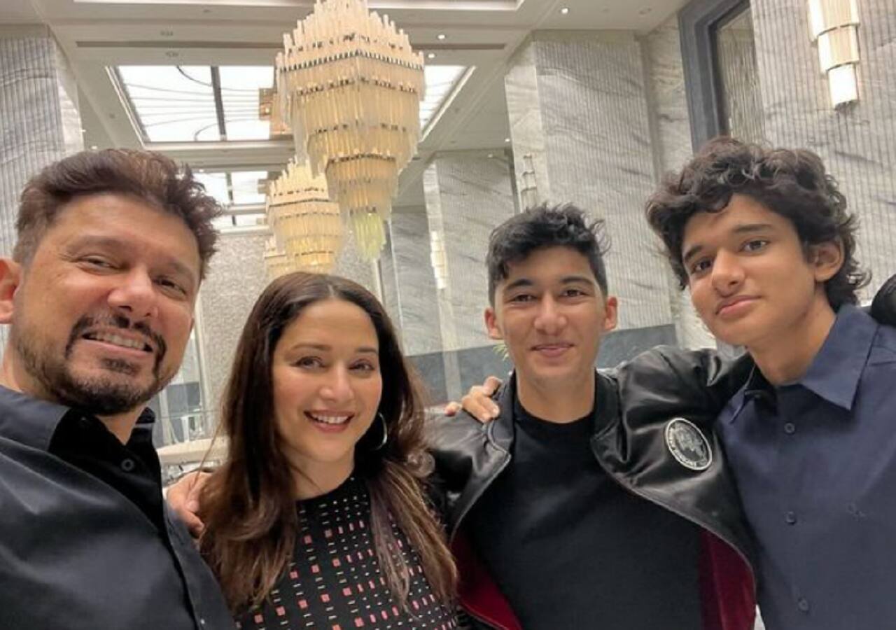 Madhuri Dixit's husband Dr Nene celebrates Mother's Day by sharing pictures of the actress and lauds the endless affection and patience