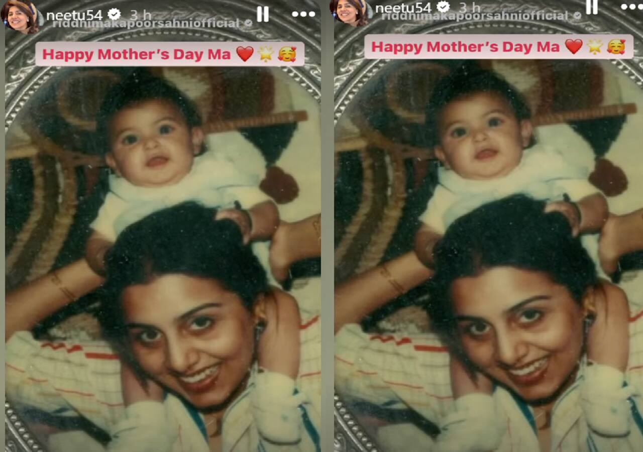  Riddhima Kapoor Sahni shares childhood picture to wish mom Neetu Kapoor on Mother's Day