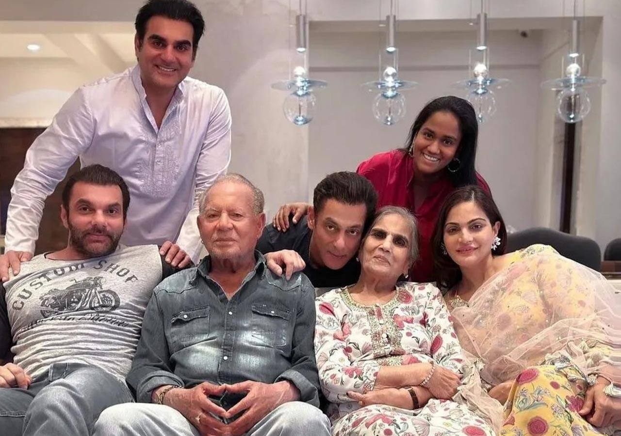 Salman Khan with his family