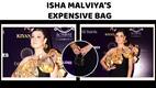 Isha Malviya stuns in a golden ruffle dress; did you notice her experience bag? [Video]