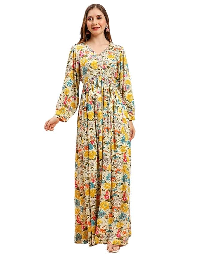 Rayon Gown