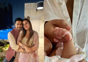 वरुण धवन ने शेयर की बेटी की पहली तस्वीर, फादर्स डे पर पापा की उंगली पकड़े नजर आई नन्ही जान