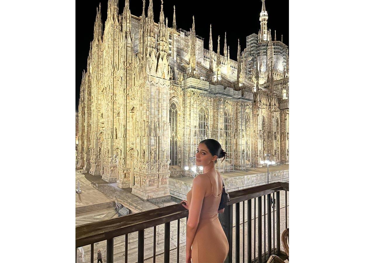 Ananya Panday's night in Milan
