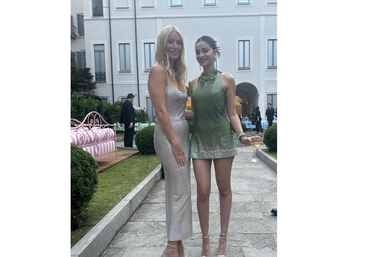 Ananya Panday poses with Gwyneth Paltrow