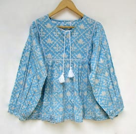 Don't forget to buy comfortable cotton tops to stay cool and stylish this summer