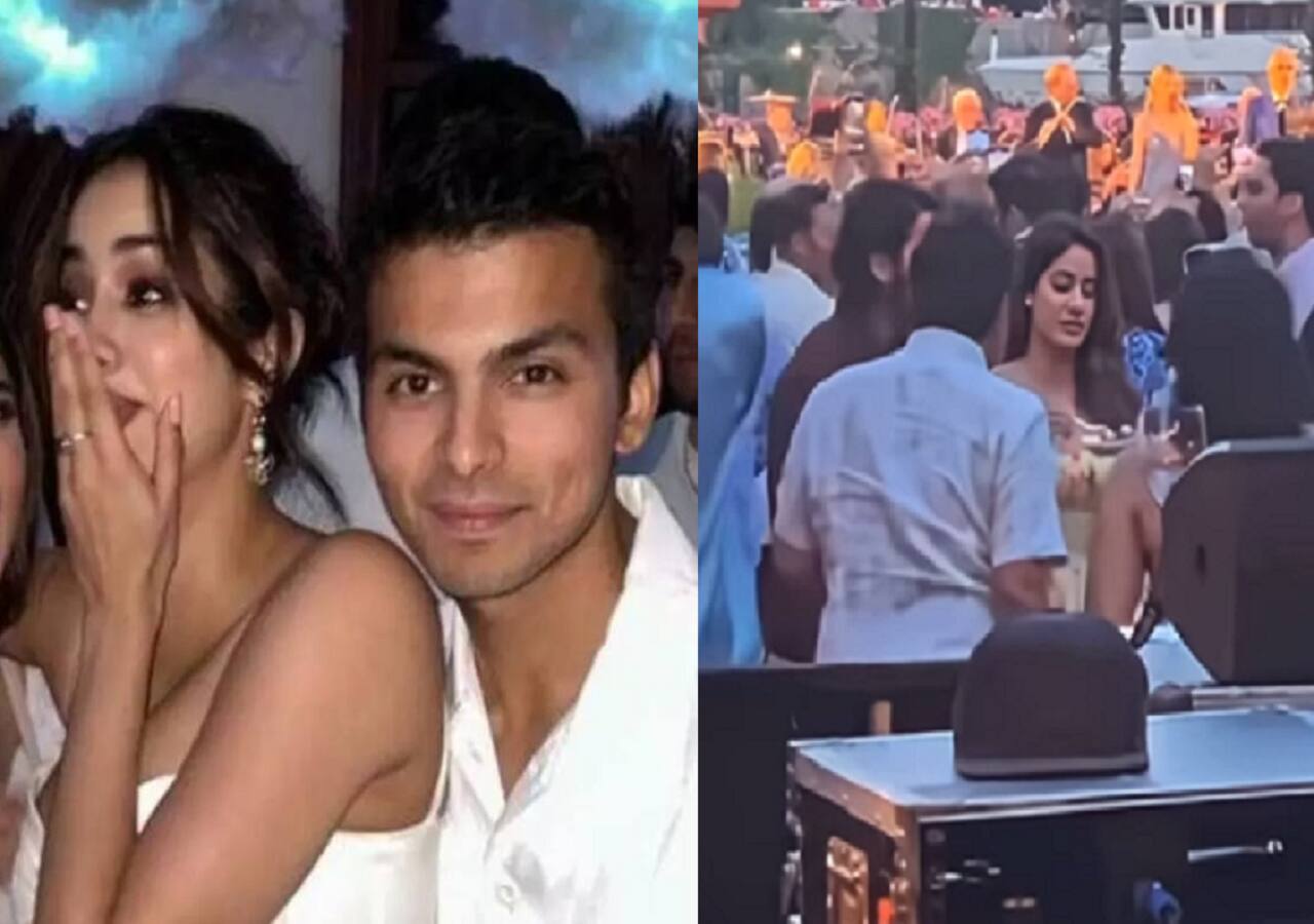 Janhvi Kapoor lovingly feeds rumoured beau Shikhar Pahariya at Anant Ambani, Radhika Merchant’s pre wedding bash