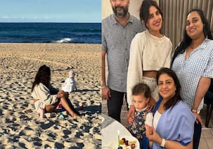 Priyanka Chopra drops adorable clicks with daughter Malti as she celebrates mom Madhu Chopra's birthday on the beach, under the sun