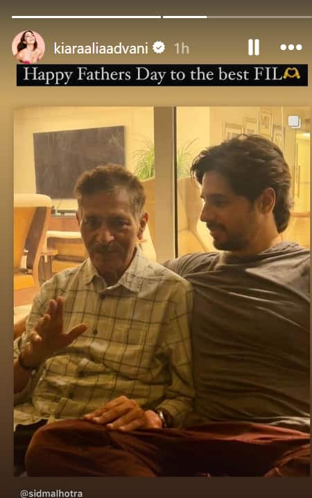 Father’s Day 2024: Kiara Advani is the green flag bahu as she drops an adorable wish for Sidharth Malhotra’s father; calls him the best FIL