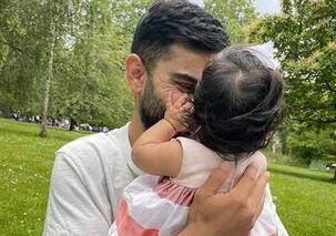 Virat Kohli's kids Akaay and Vamika wish him Happy Father’s Day in the most adorable way possible [View Pic]