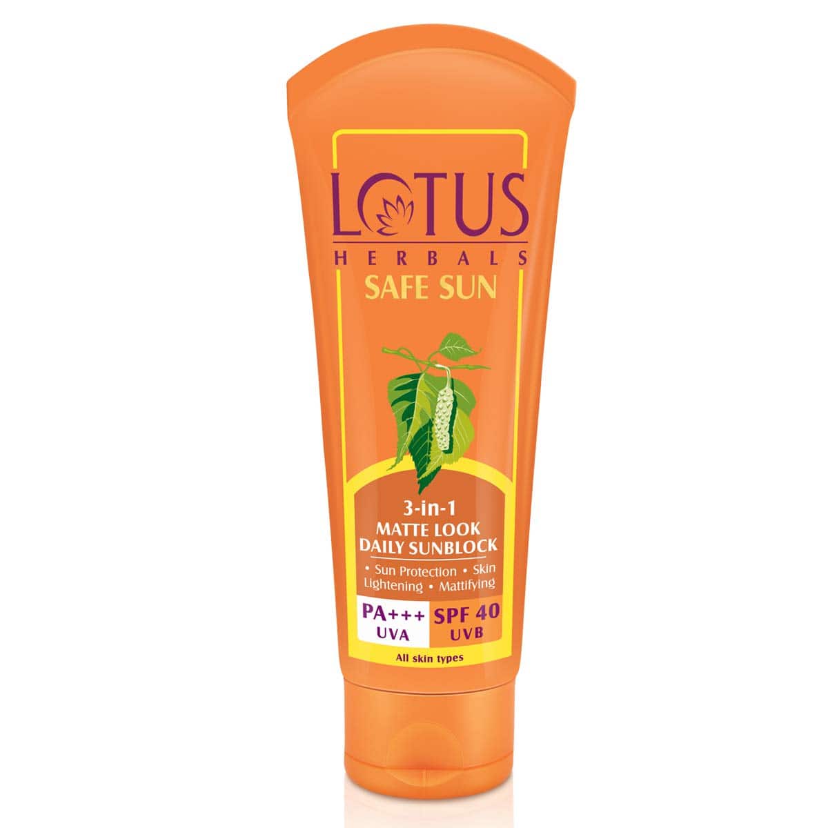 Lotus Herbals Safe Sun 3-In-1 Matte Look Daily Sunblock Lotion  