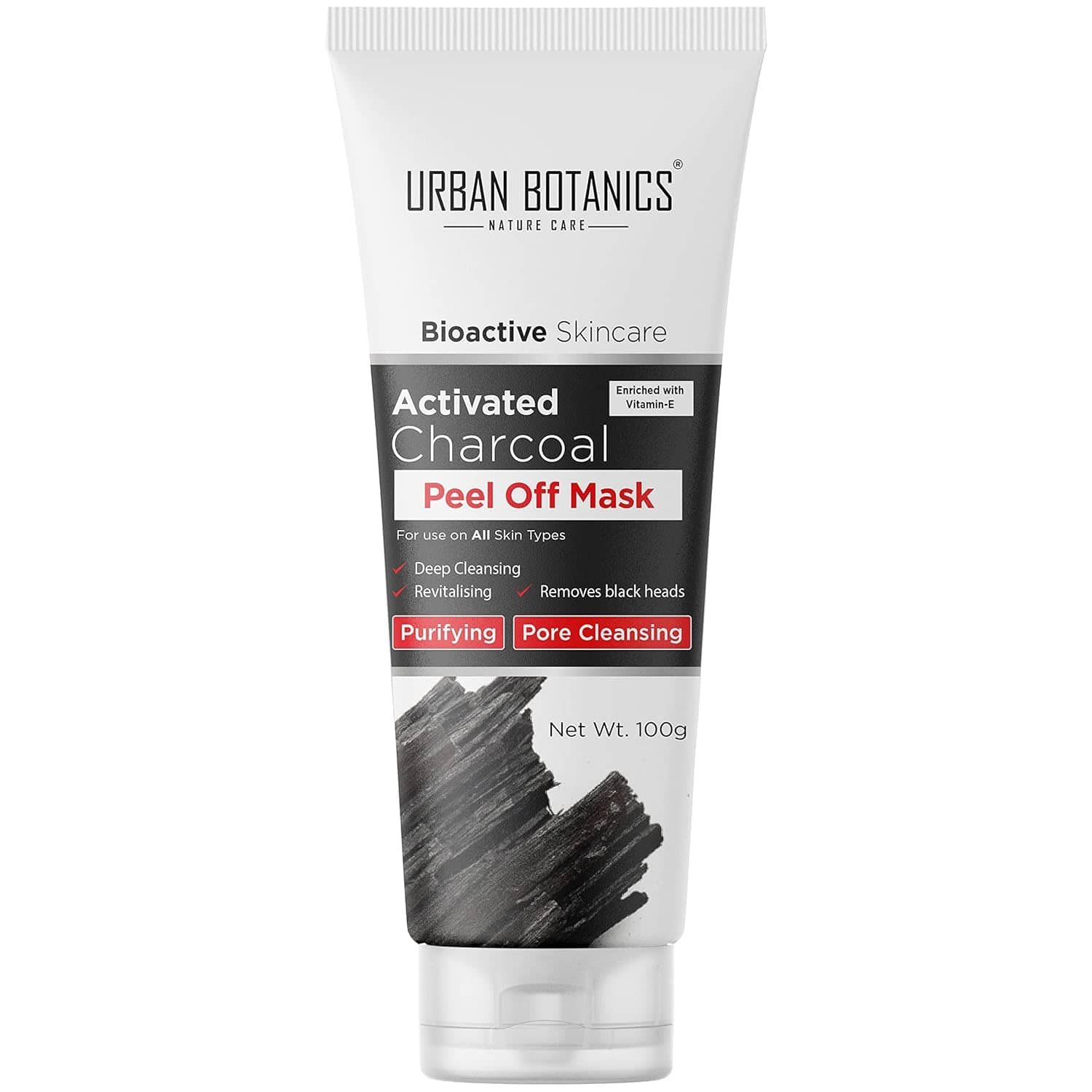 UrbanBotanics Activated Charcoal Peel Of Mask