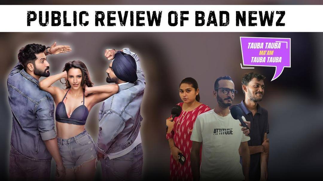 Bad Newz Public Review: Vicky Kaushal and Triptii Dimri