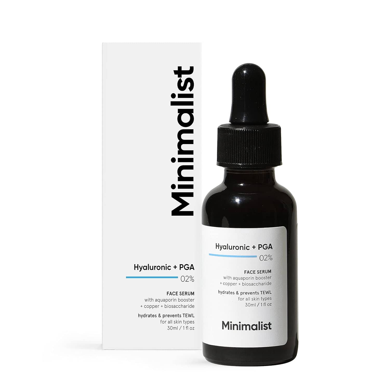 Minimalist 2% Hyaluronic Acid + PGA Serum for Intense Hydration