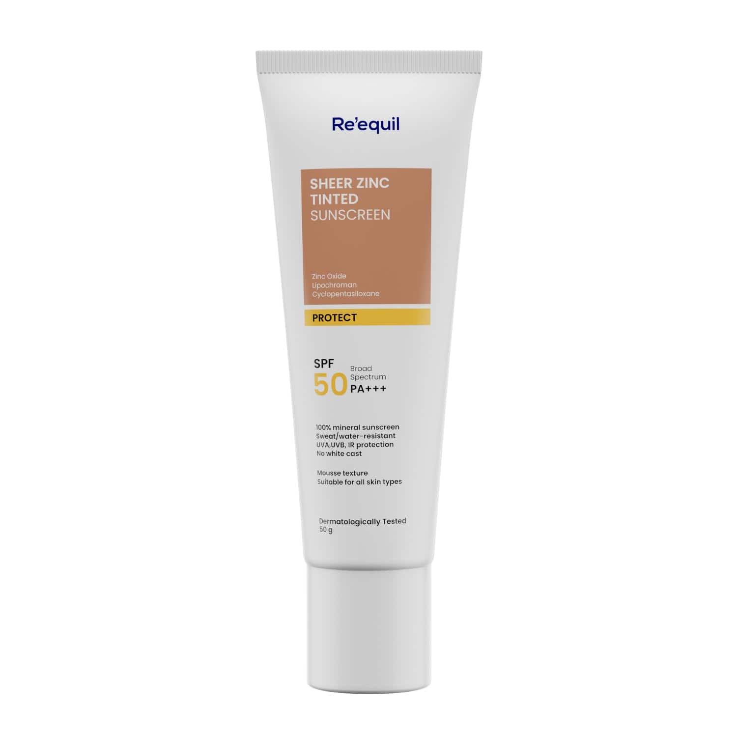 RE' EQUIL Sheer Zinc 100% Mineral-Based Sunscreen
