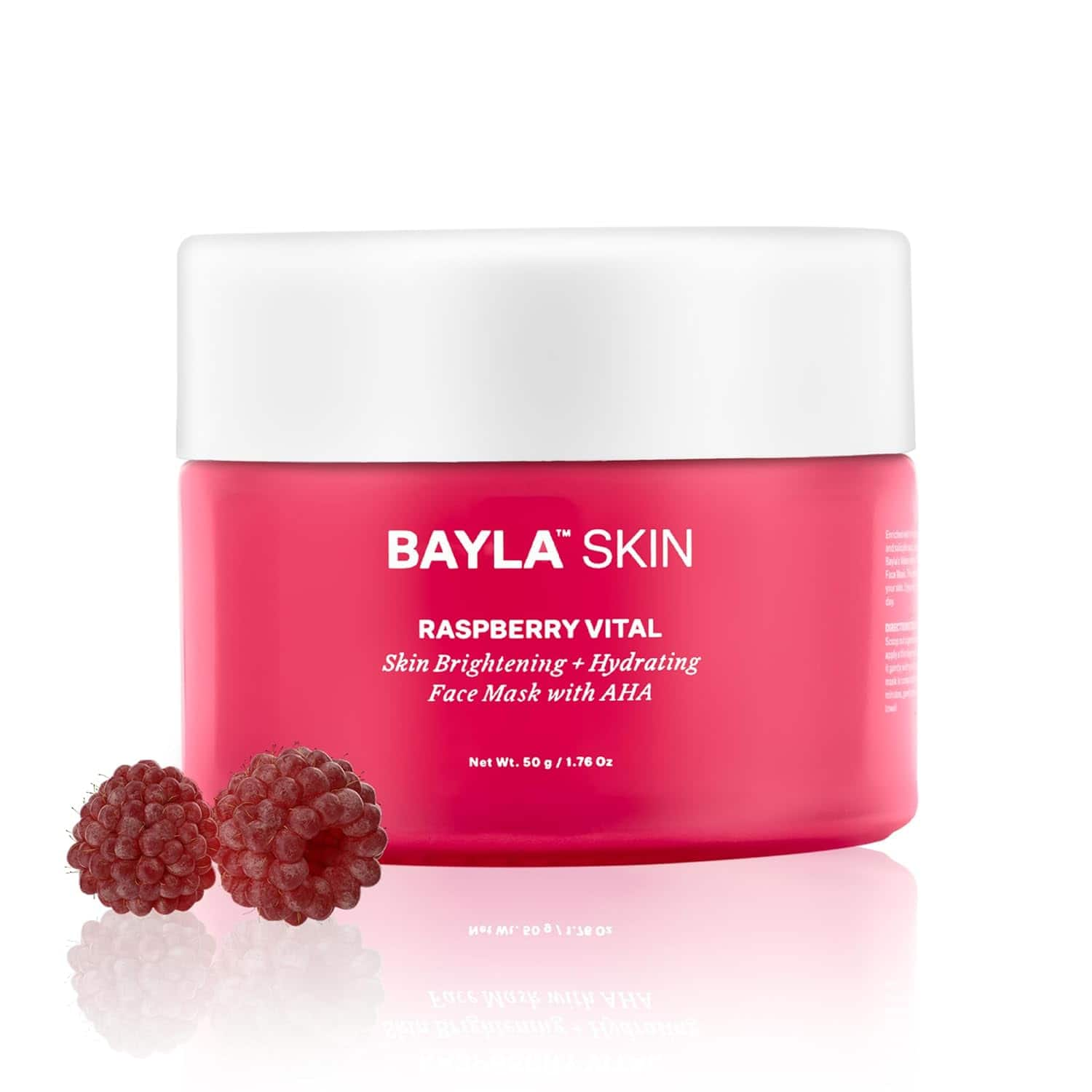 Bayla Skin Raspberry Hydrating and Brightening Face Mask