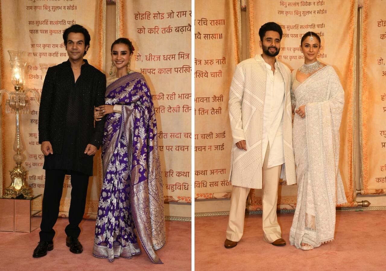 Rajkummar Rao-Patralekha and Jackky Bhagnani-Rakul Preet Singh paint the town red with their looks