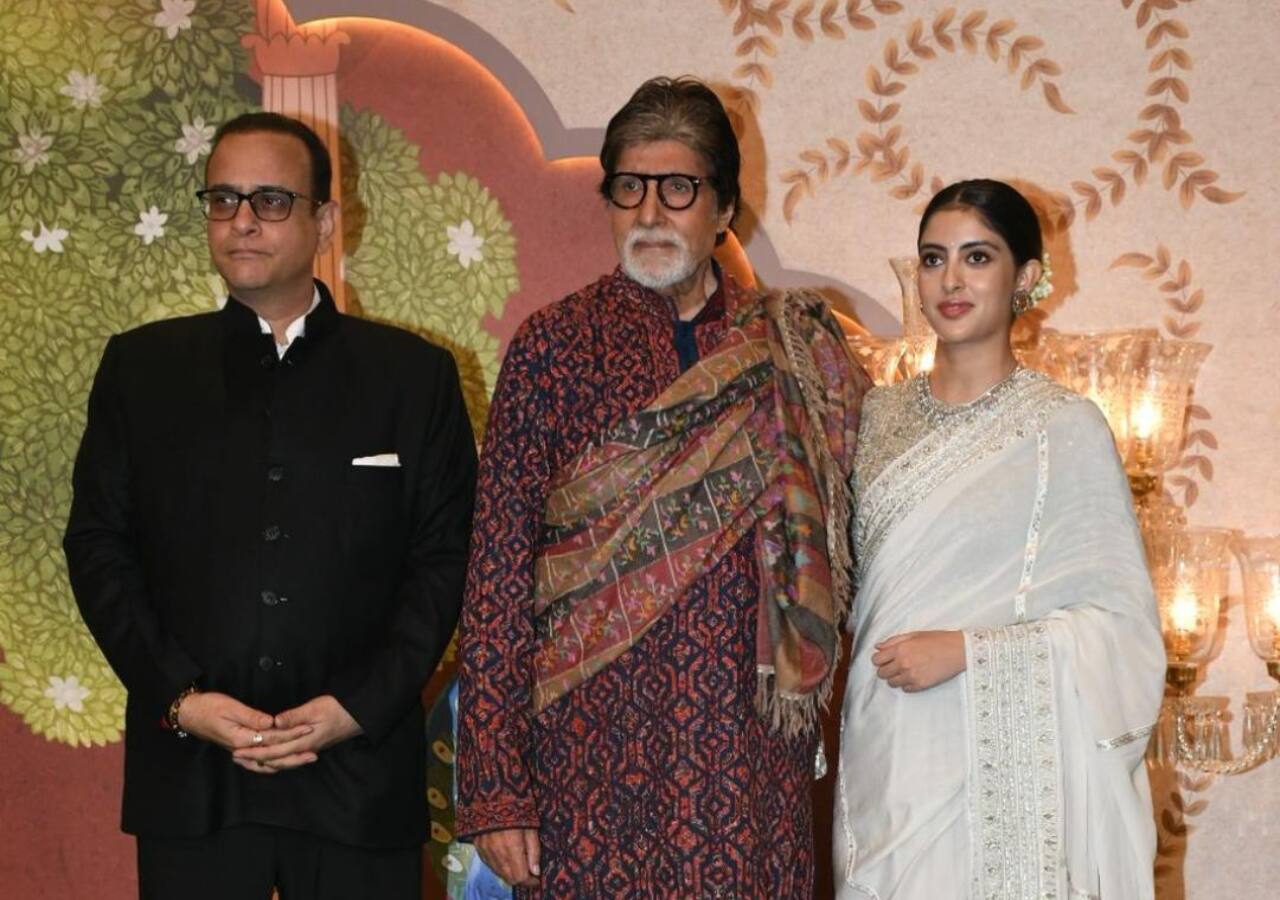 Amitabh Bachchan with Navya Naveli Nanda