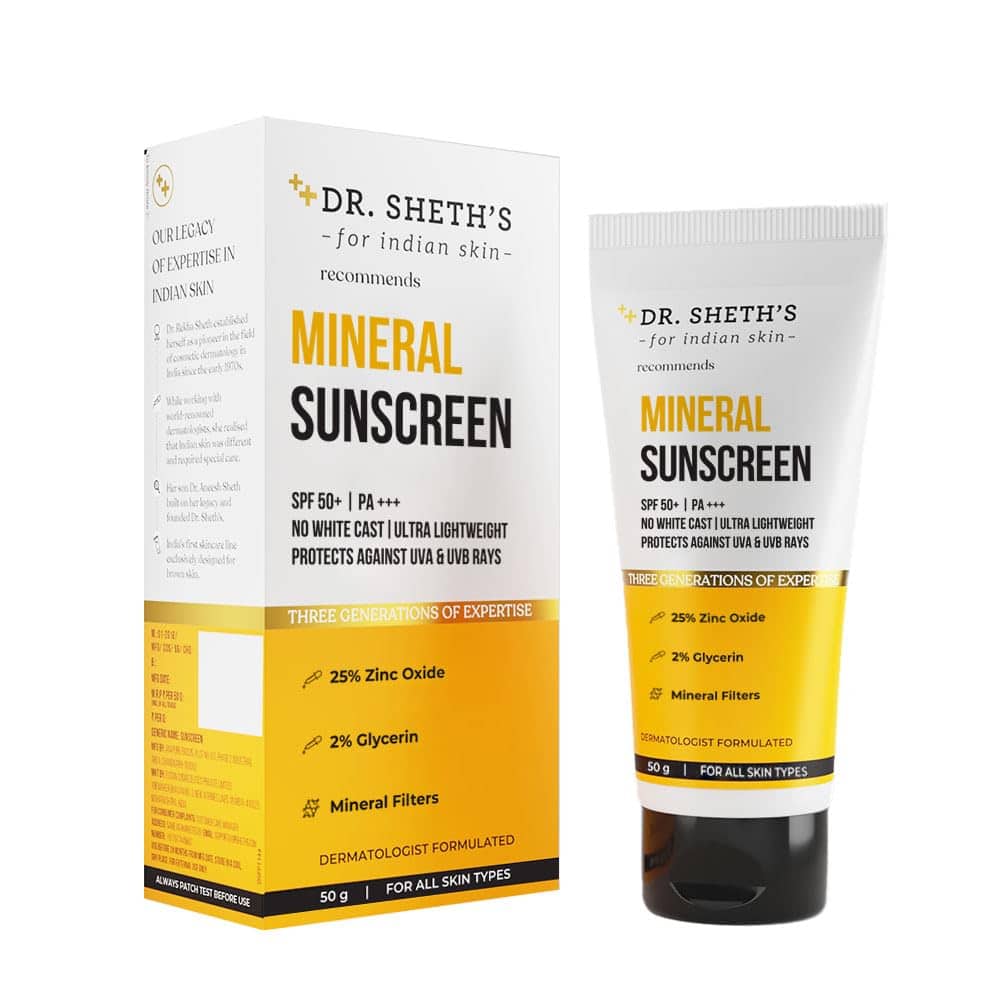 Dr. Sheth's Mineral Sunscreen SPF 50