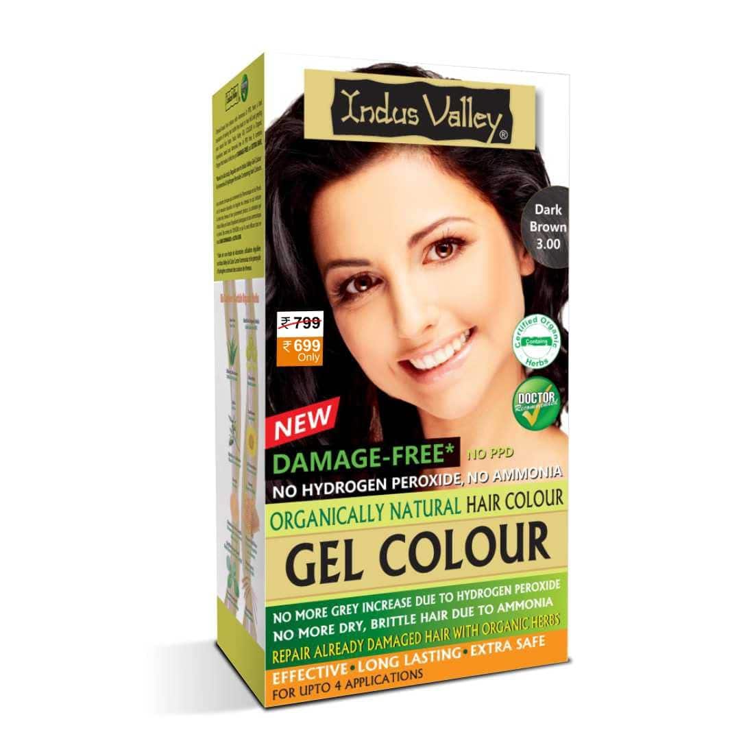 INDUS VALLEY Damage Free Natural Gel Hair Colour