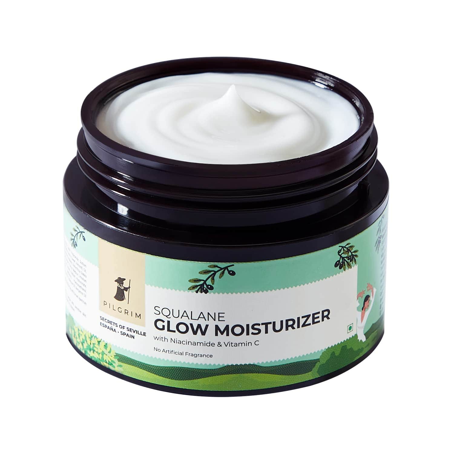 Pilgrim Squalane (Plant) Glow Moisturizer Cream for Face