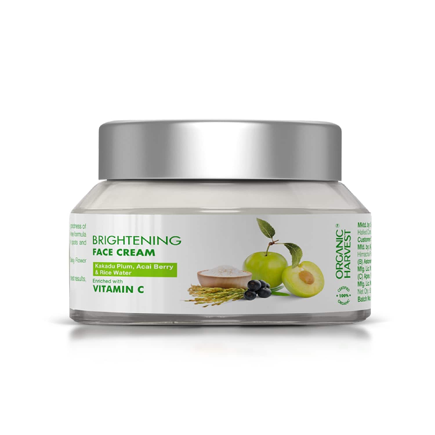 Organic Harvest Brightening Face Cream