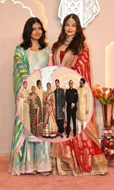 अनंत की शादी में बच्चन फैमिली से अलग दिखीं ऐश्वर्या, लोग बोले- 'तलाक हो गया क्या?'