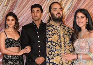 Anant Ambani-Radhika Merchant sangeet: Alia Bhatt and Ranbir Kapoor dance on Show Me The Thumka song with Akash Ambani [Watch Video]