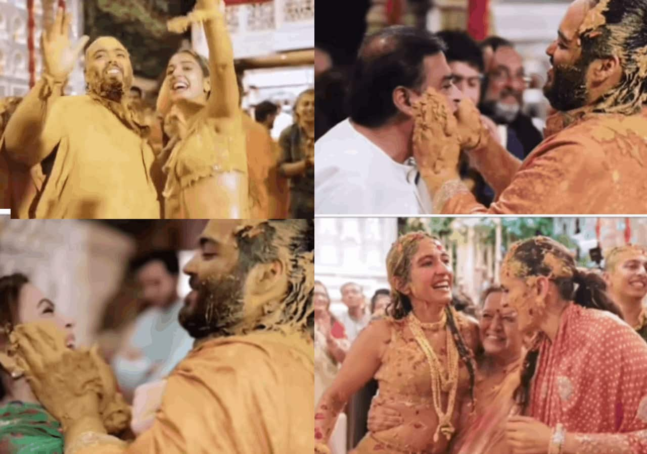 Groom soaks parents in Haldi, Shloka happily dances with the bride [WATCH UNSEEN HALDI VIDEO]