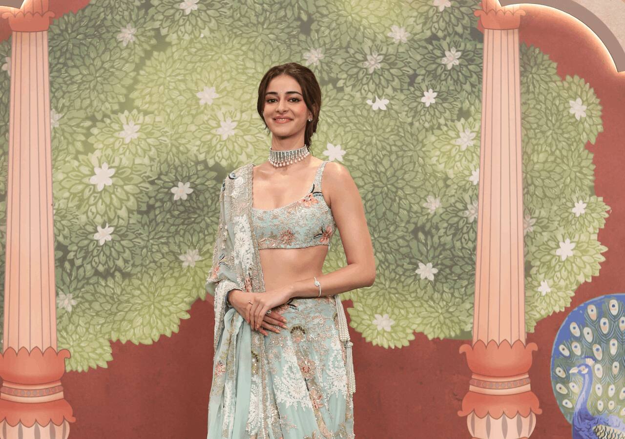 Ananya Panday in pastel blue