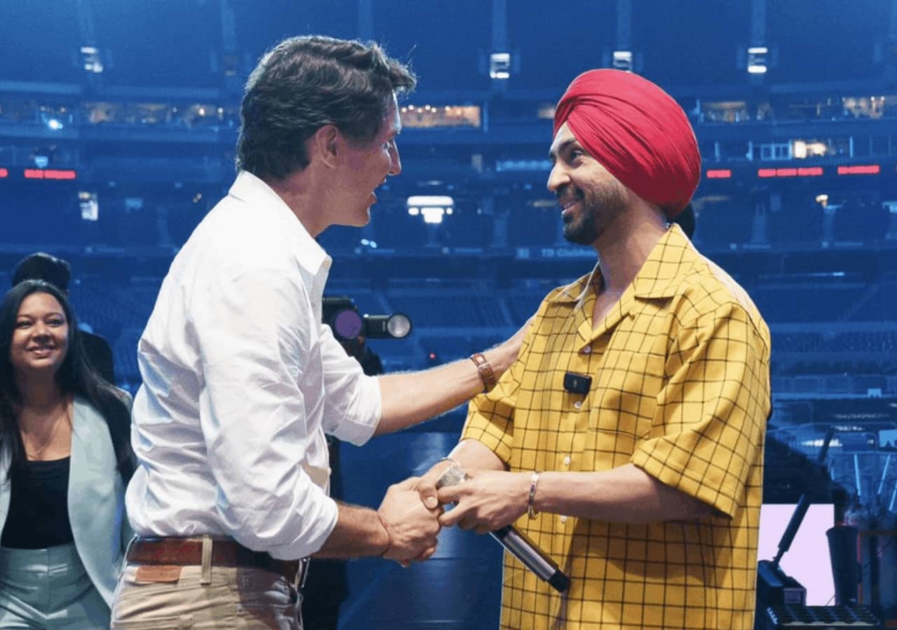Diljit Dosanjh surprised Canadian Prime Minister Justin Trudeau at his concert, the singer was praised for his historic work!