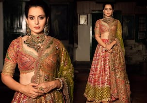 Kangana Ranaut exudes royalty in a gorgeous red lehenga at a family wedding, fans miss her at Anant, Radhika grand festivities in Mumbai